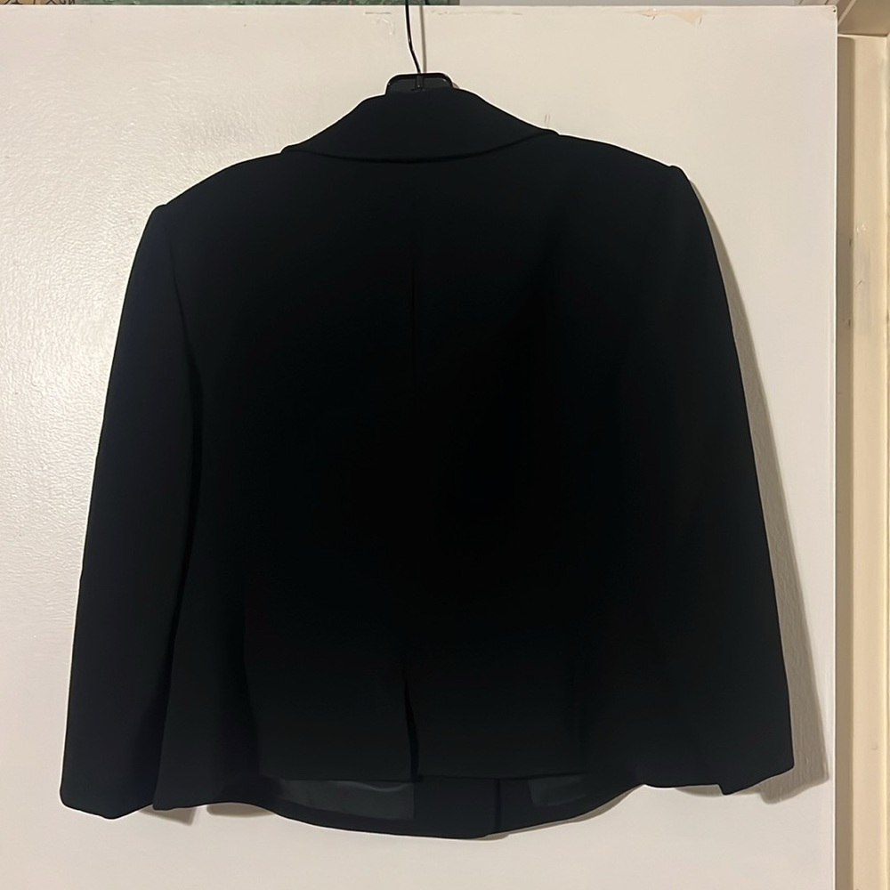 Ellen Tracy for Saks Fifth Avenue black 3/4 sleeve suit jacket - Picture 5 of 8